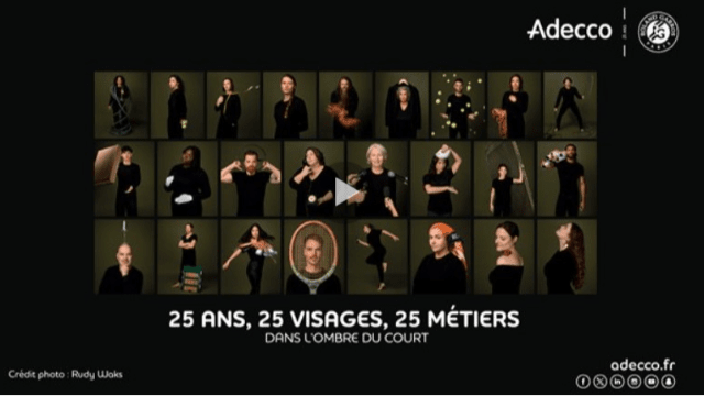 25 ans, 25 visages, 25 métiers 🎾