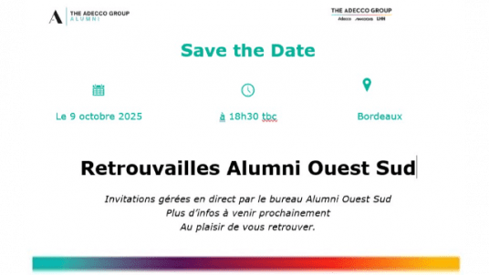 Ouest-Sud : 9 octobre Retrouvailles Alumni à Bordeaux