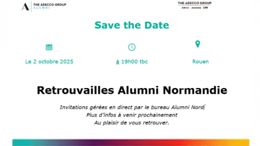 2 octobre - ROUEN - Retrouvailles Alumni - A vos agendas  !!