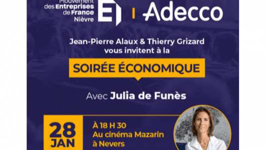 28 janvier 2025 - Soirée MEDEF - Adecco avec Julia de Funès et Christophe Catoir